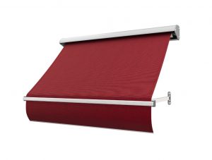Fönstermarkis vinröd 1066 med motor eller vev – 80–340 cm | Leverans i hela Sverige | BILLY Markiser