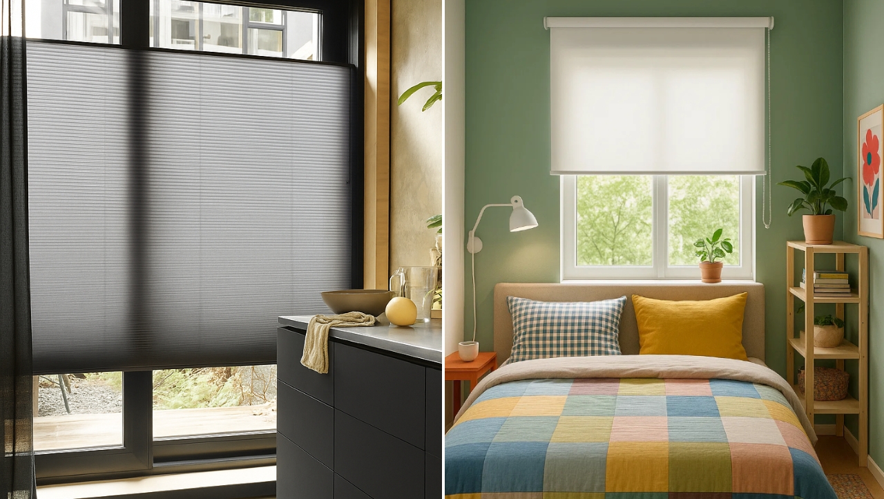 Plisségardin eller rullgardin? Den ultimata guiden till rätt val