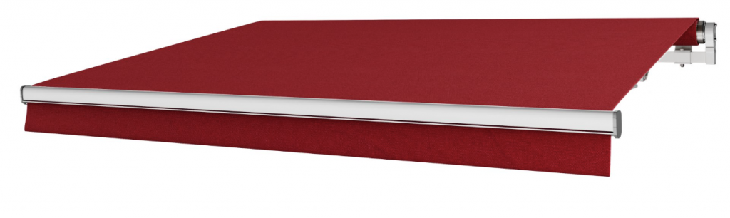 Upptäck hur en balkongmarkis förvandlar din uteplats. Skräddarsydd design i flera färger – som elegant röd väv för soliga balkonger. Läs mer och beställ gratis vävprov hos Billy Markiser.