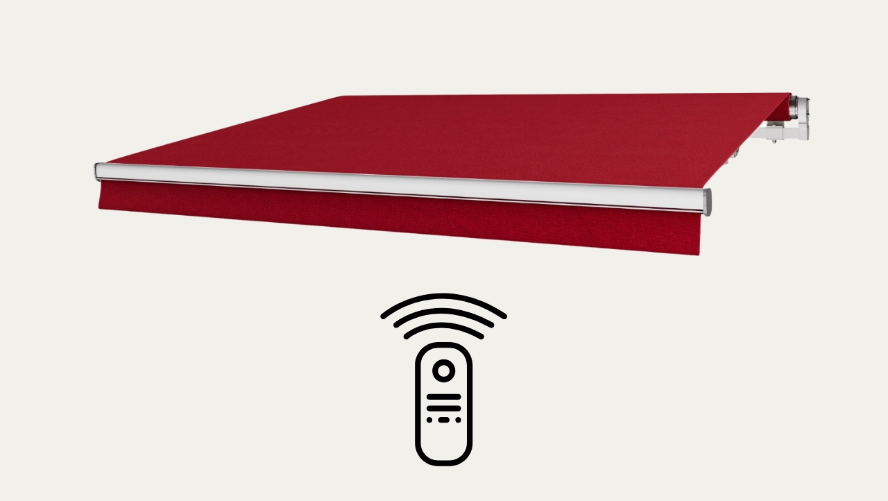 Elektrisk markis eller markis med vev?