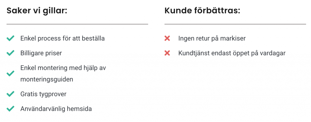 Billy markis sin markis är bäst i test