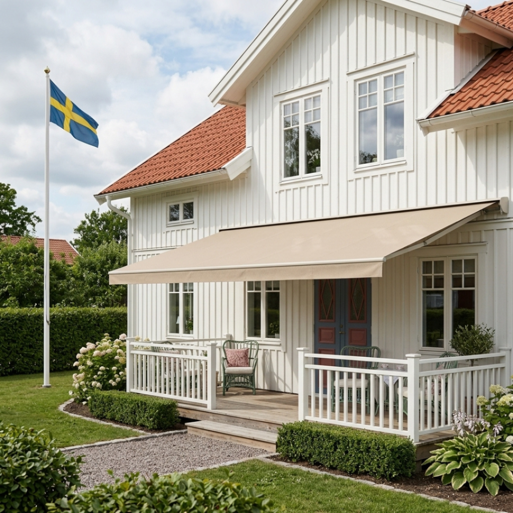 Terrassmarkis BILLY - Beige Ljus