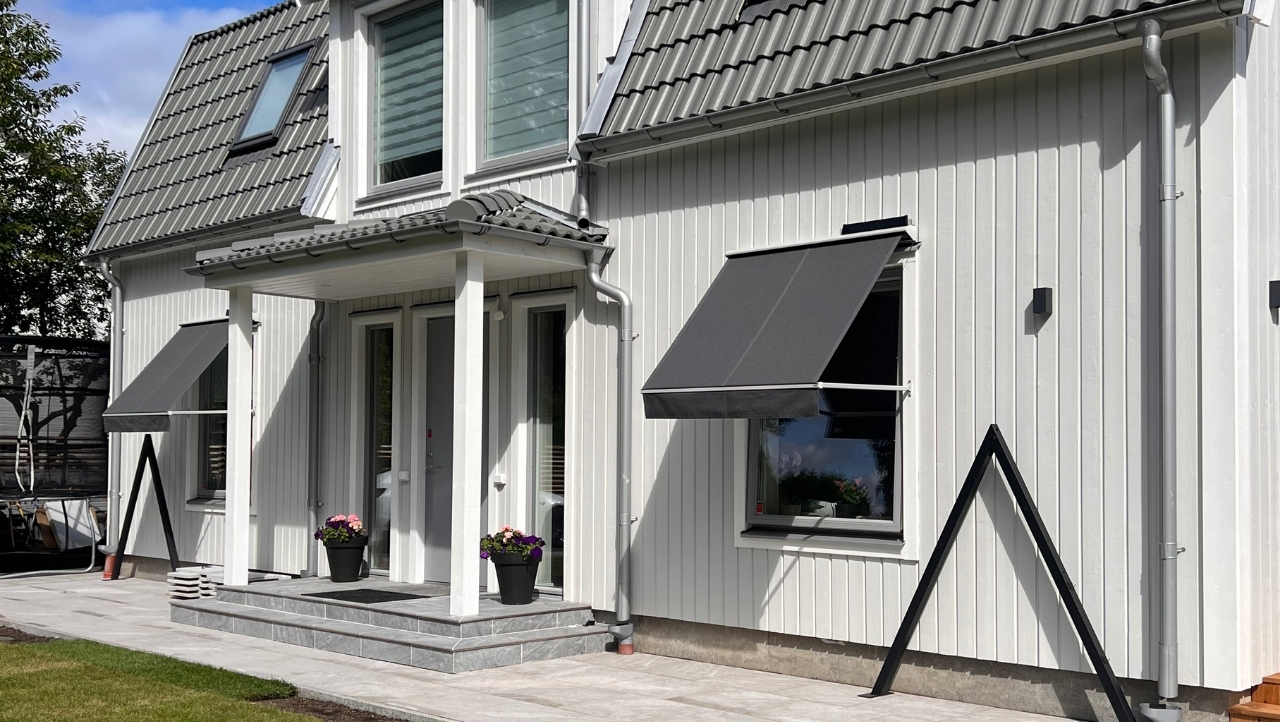 När en arkitekt väljer markis – det här var viktigast